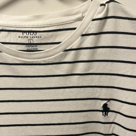 Polo Ralph Lauren Casual Striped Short Sleeve T Shirt - Picture 2 of 4